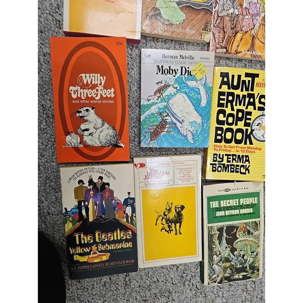 Lot of 11‎ Vintage Mixed Authors Fiction Adventure Paperback Novel Story Books